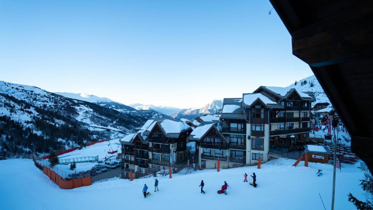 Hotel Club "Les Carrettes" Valmeinier Exteriör bild