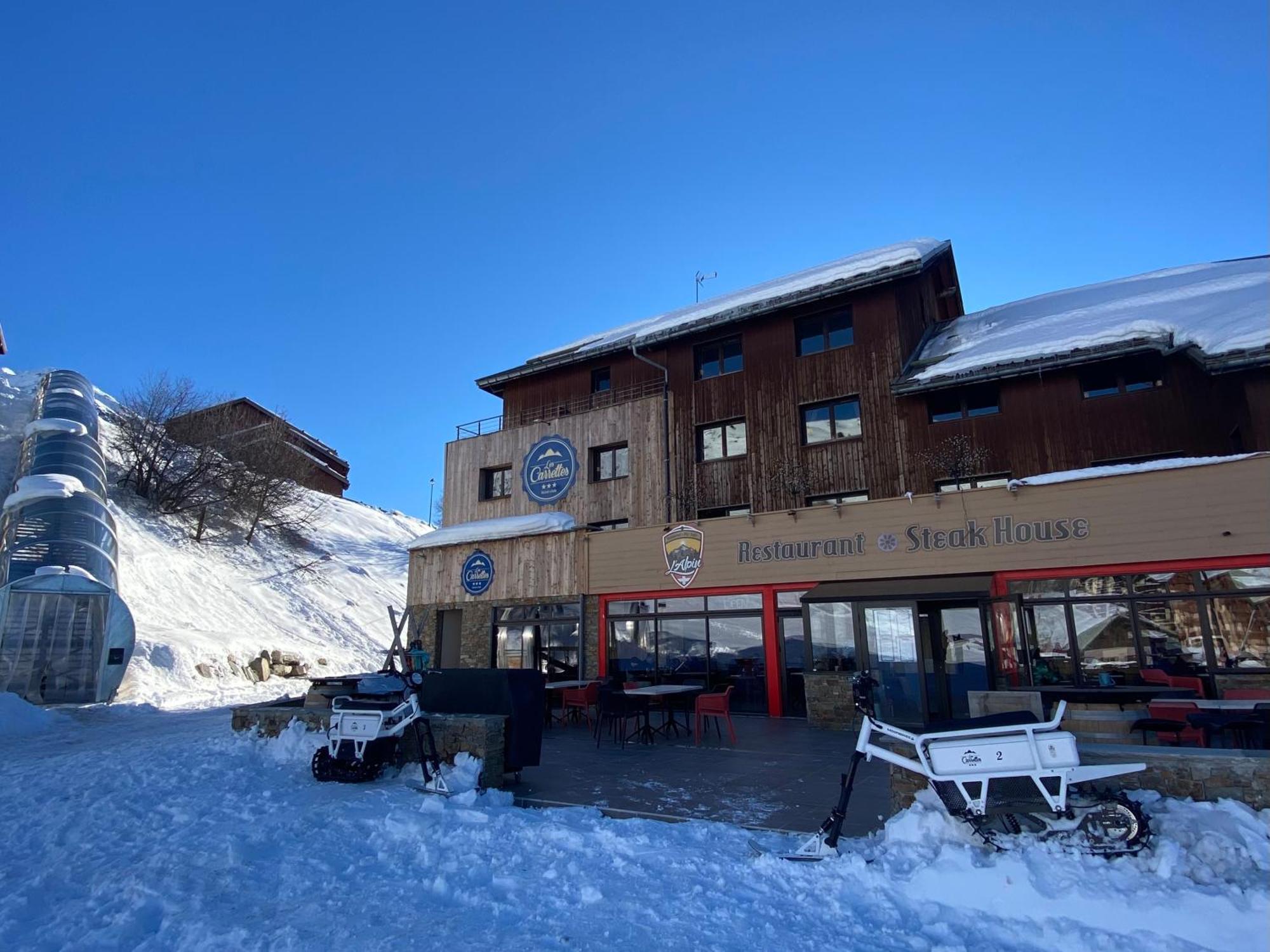 Hotel Club "Les Carrettes" Valmeinier Exteriör bild